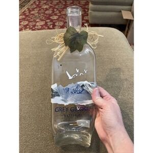 Grey Goose Vodka Flat Liter Bottle Wall Hanger Cheese Tray Bar Decor (KC)